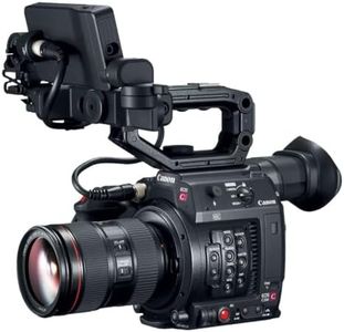 Canon EOS C200 Digital Cinema EF-Mount Camera with Built-in Electronic Viewfinder, 4-Inch Touch Screen LCD Monitor, Versatile Handle, and Ergonomic Handgrip