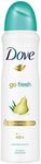 Dove Go Fresh Pear and Aloe Vera Antiperspirant Deodorant Spray for Women 150 ml