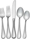 Mikasa Bravo 101-Piece 18/10 Stainless Steel Flatware Set, Service for 12