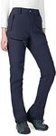 Wespornow Women's-Snow-Ski-Pants for Winter Outdoor Fleece-Lined-Water-Resistant-Hiking-Insulated-Pants with Zipper Pockets（Blue,XX-Large