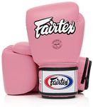 Fairtex Boxing Kickboxing Muay Thai Style Sparring Gloves Training Punching Bag Mitts (8 oz, Solid Pink)