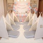 wilwolfer 6 Pack Kids Teepee Tent B