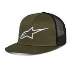 Alpinestars Men's Flatbill Corp Trucker Hat Snap Back