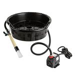 ARES 68001 - Portable Parts Washer with Flow Control Valve - Bucket Top - Easily Fits 5 Gallon Buckets - Degrease Small Parts and Tools Quickly