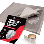 ATMOSURE Faraday Fabric (44" x 36") — 5G & EMP Shield for Home — Military Grade Faraday Bag for EMP Protection & EMF Protection — RFID Blocking Fabric EMF Shield WiFi Jammer