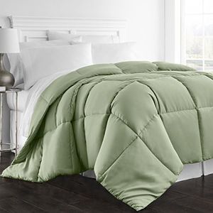 Beckham Hotel Collection Twin/Twin XL Comforter – 1300 Series Goose Down Alternative Bed Comforters – Luxury Twin/Twin XL Size Blanket - Machine Washable, All-Season Bedding, Duvet Insert - Sage