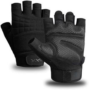 VWX Workout Gloves for Men and Women, Superior Anti-Slip Silicone on Palm for Gym, Weight Lifting, Cycling, Gym, Exercise, Breathable and Sweat-Wicking Fabric(Small)