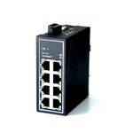 WIWAV WDH-8ET-DC 10/100Mbps Unmanaged 8-Port Industrial Ethernet Switches with DIN Rail/Wall-Mount (cUL Listed, Fanless, -30°C~75°C)