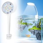 Buraq Pets Multicolor Nano N-6 Aquarium Lamp, Aquarium Lights for Fish Tank, Ideal for Fish Aquarium Environments, Enhances Fish Tank Light Experience (White)