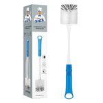MR.SIGA Long Handle Bottle Brush, Bottle Cleaner Brush Head Size 5.5centimeter(2.2inch)