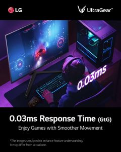 LG UltraGear 27" OLED Gaming Monitor – High Refresh Rate, HDR