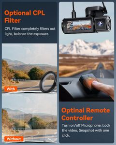 VANTRUE N4 Pro 4K Dash Cam – Front and Rear Car Camera