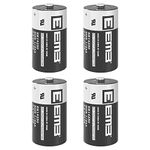 EEMB ER14250 LS14250 1/2AA 3.6V 1200mAh Lithium Battery half aa batteries Li-SOCL₂ Non-Rechargeable Battery for Dogwatch Dog Collar and Some of Movement Monitor/Home Security/Alarm System (4)