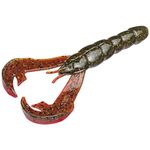 Strike King (RGCRW-135) Rage Craw 4 Fishing Lure, 135 - Falcon Lake Craw, 4", 2 Realistic Pinchers