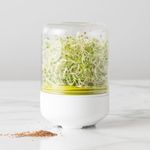 YEIPIS Plastic Sprout Maker With Container Fresh Sprouts Beans for Living Healthy Life Sprout Maker Sprout Maker Box Organic Sprouts Making Box, Fresh Hygienic Sprout Beans Maker Countertop