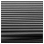 Ikea SCHOTTIS block-out pleated blind, 100x190 cm, dark grey, Gray