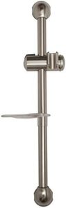 Dura Faucet Shower Slide Bar for RV's, Motorhomes, Travel Trailers, Campers and 5th Wheels (Brushed Satin Nickel)