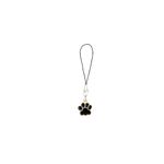 SHILPMART Pet Dog Cat Key Chain, Locked Key Ring for Cell Phone, Key Chain with Paw Print, Black