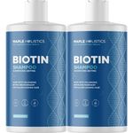 Rosemary & Biotin Shampoo Set - Paraben and Sulphate Free Hair Shampoo for Thinning Hair and Dry Scalp - Volumising Shampoo with Tea Tree and Coconut Oil - 473ml pack of 2