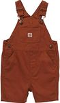 Carhartt baby-girls Loose Fit Canvas Shortall, Carhartt Brown, 3 Years