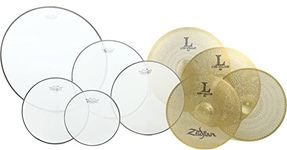 Zildjian L80 Low Volume Cymbal Pack - LV468 w/Remo SilentStroke Heads