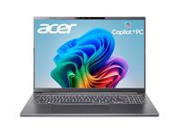 Acer Aspire 16 AI A16-11MT-X669, 16in FHD+IPS Touch Laptop, Snapdragon™ X X1-26-100 Processor, Qualcomm® Oryon™ CPU, 16GB LPDDR5X, 512GB PCIe Gen 4 SSD, Windows 11 Home, Copilot+ PC