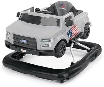 Bright Starts Ways to Play Walker - Ford F-150, All American, 4-in-1 Walker for 6 Months and Up, 2 Can Play at Once