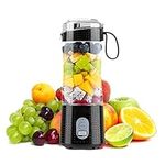 Handzee Portable Blender, 13Oz USB Rechargeable Small blender for shakes and smoothies, 6 Blades Portable Blender Cup BPA-Free Mini Blender for Home Sports Outdoors Travel