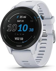 Garmin Forerunner® 255 Music, GPS Running Smartwatch with Music, Advanced Insights, Long-Lasting Battery, White