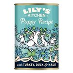 Lily's Kitchen Puppy Recipe With Turkey Wet Dog Food (6 x 400 g)