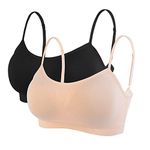 Litthing Women Sports Bra Seamless Comfort Bras Padded Ladies Tops Adjustable Strap Bralettes Vest Style Athletic Wireless Wrap Chest Crop Top for Yoga Fitness Exercise