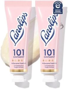 Lanolips 101 Ointment Multi-Balm Duo, Original Superbalm - Contains Pure Lanolin Oil for Smooth, Hydrated, & Healthy Lips - Natural Lip Balm for Dry Lips, Cuticles, & More (2-Pack, 0.52 oz each)