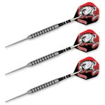 Dart World 19517 Piranha Razor Grip 90% Tungsten Dart (26-Gram)