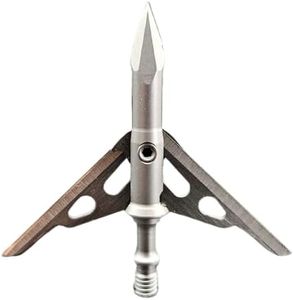 G5 T2 100-Grain 2-Blade Expandable Broadheads, 3-Pack | Durable Steel Archery Broadheads with Large 2" Cutting Diameter & Socket-Lock Retention System