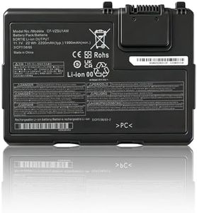 YLJIITTNK CF-VZSU1AW Laptop Battery Replacement for Panasonic Toughbook CF-33 Series 2200mAh 11.1V 22Wh Li-ion Rechargeable Battery