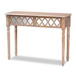 Baxton Studio 162-10265-AMZ Console Tables, Natural/Mirror