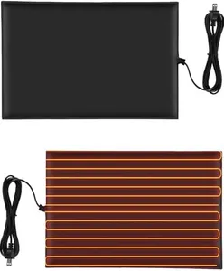 Foinwer 2PCS 120V RV Tank Heater Pad with Plug,12"x18",RV Holding Tank Heater Pad with Automatic Thermostat,for CamperTrailer,Motorhome,Marine,Up to 50 Gallon Fresh/Grey/Black Water Tanks