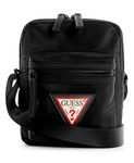 GUESS Unisex's Originals Camera Bag Designer, Fanny Pack, Travel, Crossbody, Black, One Size