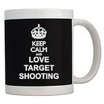 Teeburon Keep Calm and Love Target Shooting Mug