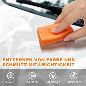Zavrski Car Clay Bar 3-Pack 100g – Premium Auto Detailing Cleaner