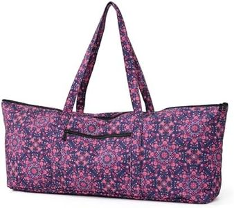 Boulder Bee Yoga Mat Bag with Wet Pocket, Large Yoga Mat Carrier, Yoga Gifts for Women, Gym Tote Bag for Travel Office Beach Workout