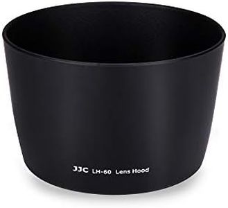 JJC Camera Lens Hood Shade Fits for Canon EF 75-300mm f/4-5.6 III USM & Canon EF-S 55-250mm f/4-5.6 is II Lens Replaces Canon ET-60 Hood Reverse Attaching -Black