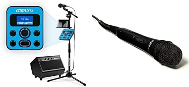 Singtrix Portable Karaoke Machine On Shark Tank, All-In-One Karaoke System, 350+Voice Effects & Autotuning and Professional Karaoke Machine Microphone, Use Free YouTube Karaoke Songs