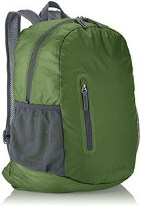 Amazon Basics Lightweight Packable Hiking Travel Day Pack Backpack - 19 x 8 x 13 Inches, 35 Liter, Green