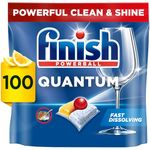 Finish Quantum Dishwashing Tablets Lemon Sparkle 100 Tablets