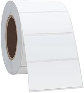 Hycodest Thermal Label 2x1 Sticker Direct Thermal Labels Self-Adhesive Thermal Paper Roll 1000 pcs, White