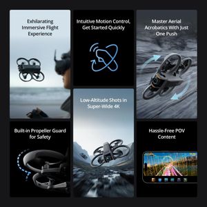 DJI Avata 2 Explorer Combo – 4K FPV Drone with Accessories
