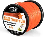 COSY GARDEN TOOLS String Trimmer Line, Commercial Grade Orange Pentagon Weed Eater String, Premium Nylon Universal 0.105" Diameter x 328'