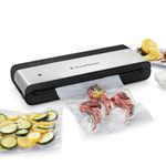 FoodSaver VS0150 Sealer PowerVac Compact Vacuum Sealing Machine, Vertical Storage, Black