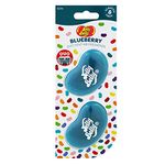 Jelly Belly Car Air Freshener - Blueberry 3D Duo Mini Vent. Car Scent Lasts Up To 30 Days, Air Freshener Car, Home or Office. Genuine Jelly Belly Car Air Fresheners for Women, Men and Kids